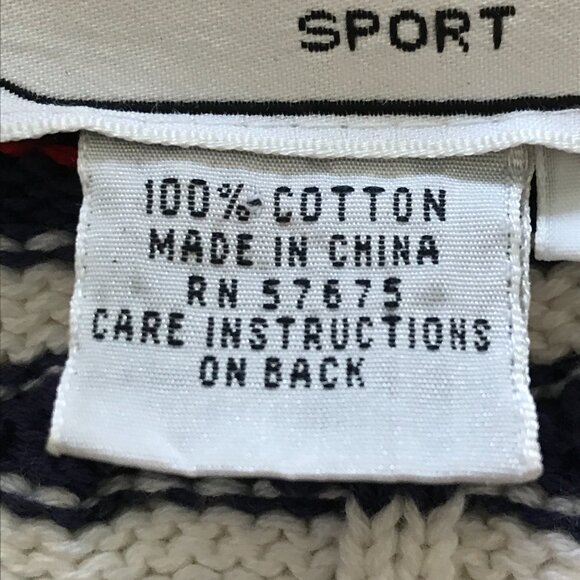 Adrienne Vittadini Sport Sweater Women L Red Cable Knit V Neck Pullover Stretch - Picture 10 of 11